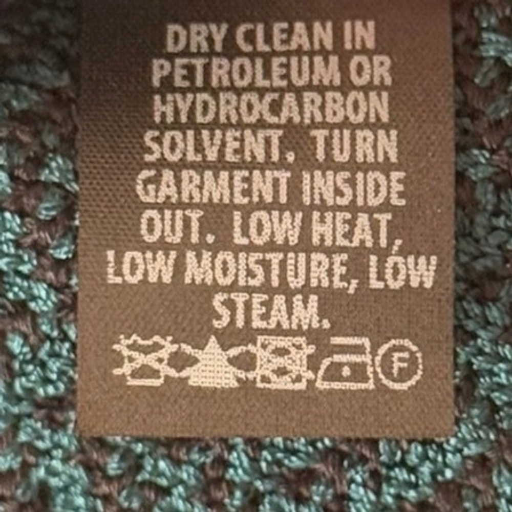 St. John Refined Textured Herringbone Fit & Flare Dress Petrol/Caviar Dress Sz 4 - Picture 7 of 9